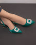 Heels with Brooch